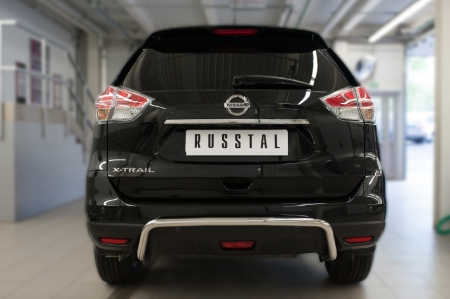 Nissan X-Trail 2015 Защита заднего бампера d42 (волна) NXZ-002094